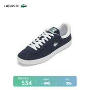 LACOSTE法國鱷魚男鞋時(shí)尚簡約平底低幫運(yùn)動休閑板鞋|46SMA0065 092/藏青色/白色 39.5 39.5/6