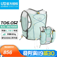 ULTIMATE DIRECTION美國(guó)UD TO6.0男女競(jìng)速越野包男女跑步背包輕量帶軟水壺山地騎行包 女款 TO6.0-藍(lán)（含2個(gè)軟水壺） M