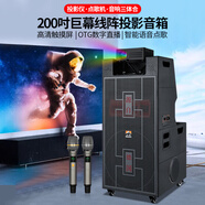 山 凌【投影K歌一體機音響】新款惠民2025戶(hù)外卡拉OK家用KTV點(diǎn)歌一體機廣場(chǎng)舞帶顯示屏移動(dòng)音箱 【線(xiàn)陣立體環(huán)繞投影音響】雷神15