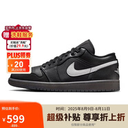 耐克NIKE休閑鞋男子AJ1 JORDAN 1 LOW 低幫運動鞋HV5968-001黑/白40.5