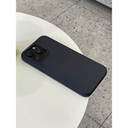 MUJI COM無(wú)印良品冷風(fēng)覆古純色蘋(píng)果16手機殼新款黑色潮牌歐美風(fēng)格簡(jiǎn)約時(shí)尚夏季時(shí)尚iPhone 14 Pro Max保護 黑色tpu LSB iPhone13ProMax
