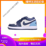 耐克（NIKE）AJ兒童鞋籃球鞋男童女童低幫板鞋寶寶耐磨休閑運(yùn)動(dòng)鞋 黑曜石低幫 AJ童鞋 22 碼