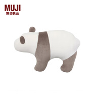 無印良品（MUJI） 微纖維 動物靠墊 家紡 抱枕 象牙色 大/熊貓 44.5*65cm
