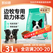 凱銳思 邊牧狗糧 幼犬成犬專用邊境牧羊犬大型犬糧 【爆款囤貨】4斤*5袋（共20斤）