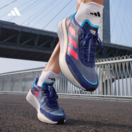 adidas ADIZERO BOSTON 10訓(xùn)練備賽馬拉松輕盈玻纖柱跑鞋阿迪達(dá)斯 紫/粉/藍(lán)/黑     42