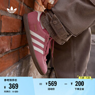 adidas「T頭鞋」STADT經(jīng)典時(shí)尚薄底運(yùn)動(dòng)板鞋男女阿迪達(dá)斯三葉草   淺粉/漢玉白/樹(shù)脂黃(女生買(mǎi)小半碼)   37