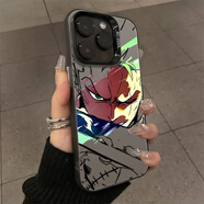 OLOEY適用小米15手機殼14pro海賊王13ultra新款11動(dòng)漫10S紅米k80路飛70 435198透黑[彩銀殼] 紅米K60至尊版