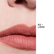香奈兒（Chanel）【新色上市】CHANEL魅力絲絨唇膏 啞光口紅裸色粉色 62  LIBRE