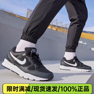耐克（NIKE）男鞋子男 25夏季新款運(yùn)動(dòng)鞋AIR MAX氣墊休閑鞋透氣跑步鞋 AH8047-008AIR SPAN/黑色 39