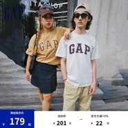 Gap女裝夏季不對稱簡約一片式口袋工裝風短裙半裙496377 黑色 4(27)亞洲尺碼