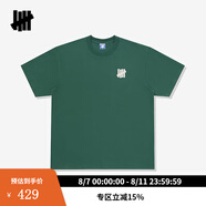 UNDEFEATED官方春季新品美式街頭經(jīng)典字母LOGO涼感休閑短袖T恤男上衣 綠色 2XL