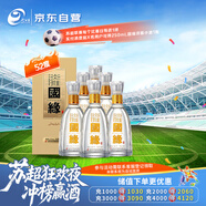 今世緣 國緣淡雅 濃香型白酒 52度 500mL*4瓶裝 婚宴喜酒送禮