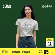 森馬（Semir）涼感T|哈利波特聯(lián)名短袖T恤女正肩2025速干顯瘦上衣109325100044