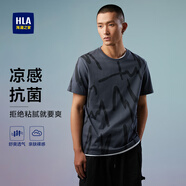 HLA短袖T恤男【涼感抗菌】舒適透氣短袖男夏季