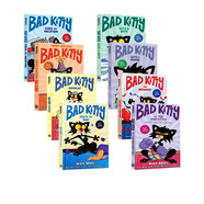英文原版 Bad Kitty 小壞貓系列 精裝書(shū) 小壞貓尋找圣誕老人 圣誕節繪本 兒童幽默圖畫(huà)故事書(shū) Bad Kitty 小壞貓 全彩漫畫(huà) 精裝 8冊