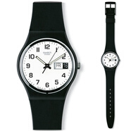 斯沃琪（Swatch）【踏青季】Swatch斯沃琪手表女生學(xué)生男表女表簡約簡單純黑之路 GB743再一次
