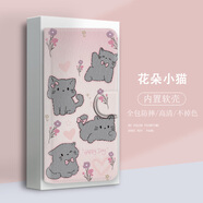 水草人翻蓋皮套適用榮耀暢玩9i手機(jī)殼v40保護(hù)套9x卡通play20防摔x6a軟note10/x9c/v30/v10/v9輕奢pro 花朵小貓-皮套 榮耀V40輕奢版