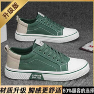 紅蜻蜓旗營店經(jīng)典帆布鞋男款夏季男鞋新款透氣百搭防滑耐磨2025休 K22綠色【升級版】 42