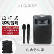 SENRUNSENRUNEP-810高端10寸移動(dòng)藍牙音箱無(wú)線(xiàn)拉桿式戶(hù)外聚會(huì )演講演出k歌接待廣場(chǎng)舞大音量專(zhuān)業(yè)擴音機