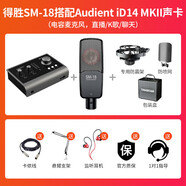 得勝麥克風(fēng)直播設備全套聲卡唱歌專(zhuān)用有聲書(shū)錄音家用k歌話(huà)筒 標配 限時(shí)特惠:SM18麥克風(fēng)+得勝MX1聲 錄音:SM18麥克風(fēng)+AudientiD14M