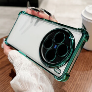 際客vivox200手機(jī)保護(hù)殼鏡頭全包x100pro保護(hù)套透明x100s pro氣囊 軟矽膠巜巜玫瑰金粉色-四角氣囊防摔軟殼 送全屏保護(hù) vivo X100S
