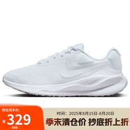 耐克NIKE跑步鞋女緩震透氣REVOLUTION 7運動(dòng)鞋FB2208-100白36.5