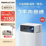 飛利浦（PHILIPS）NeoPix 645投影儀家用 智能家庭影院電視辦公培訓(xùn)手機(jī)投影機(jī) （TOF無(wú)感自動(dòng)對(duì)焦 1080P 超清高亮）