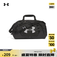安德瑪（UNDERARMOUR）Undeniable 3.0男女訓練運動小號旅行包1300214黑色001均碼