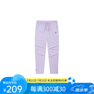 361°25夏季款零束科技速干工裝褲女休閑長褲562529003B 曇花紫 XL