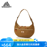 GREGORY格里高利 SATCHEL斜挎包單肩背包 城市休閑手提包通勤拎包13L 狼棕色 M