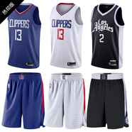 NBA VIBE25賽季快船隊(duì)籃球衣1號(hào)哈登2號(hào)倫納德喬治威少球服球迷版背心球褲 需要套裝拍這里備注型號(hào) XL
