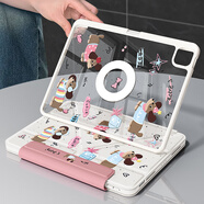 優(yōu)思頓iPad11代保護殼air7磁吸套mini7/6蘋(píng)果平板殼iPadpro11寸第10代9十8帶筆槽2025新款防彎5外殼 快樂(lè )臘腸【3+Y折-磁吸拆分-防彎抗摔】 iPad 第11代 2025款