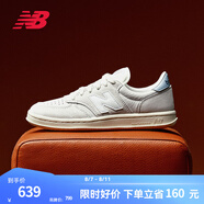 NEW BALANCE NB T500官方板鞋男鞋女鞋潮流百搭小白鞋夏季簡約舒適休閑運動鞋 米白色 CT500AG 42 (腳長26.5cm)