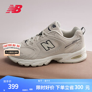 NEW BALANCE  NB530 官方老爹鞋男鞋女鞋情侶復(fù)古低幫網(wǎng)面休閑運(yùn)動(dòng)鞋 月光米 MR530SH 【建議拍小半碼】 40.5 (腳長25.5cm尺碼詳詢客服)