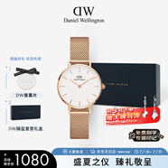 丹尼爾惠靈頓（DanielWellington）DW手表女 簡約歐美表鋼帶石英女士手表節(jié)日禮物送女友DW00100219