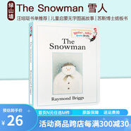 英文原版 The Snowman 雪人 紙板書 圣誕節(jié)繪本 汪培珽英文書單推薦 蘇斯博士 兒童啟蒙無字圖畫故事書 綠山墻