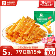 良品鋪子 鷹嘴豆豆皮巧豆皮105g童年辣片兒時懷舊休閑零食小吃辣條香辣味