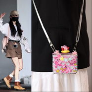 朵卡連適用小米MIXFlip2折疊手機殼華為PuraX楊冪同款星之卡比榮耀MagicVFlip可愛(ài)新款三星vivo網(wǎng)紅斜挎 三件套釘扣+立體卡比+彩色星星手鏈+銀色皮斜跨 華為Pura X