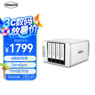鐵威馬（TERRA MASTER）F4-423（8G）4盤位NAS網(wǎng)絡(luò)存儲(chǔ)服務(wù)器（intel四核、8G內(nèi)存）