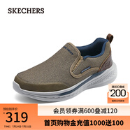 斯凱奇（Skechers）男鞋戶外休閑男士一腳蹬運(yùn)動(dòng)鞋210808 灰褐色/TPE 41