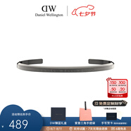 丹尼爾惠靈頓（DanielWellington）dw手鐲男女 經(jīng)典開口情侶手鐲時尚飾品 七夕情人節(jié)禮物送女友 太空灰大號DW00400384
