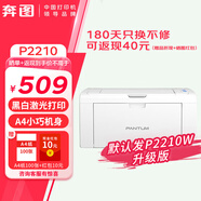 奔圖P2206W青春版P2206NW P2210W家庭辦公作業(yè)激光打印機(jī)A4學(xué)生打印家用單功能打印機(jī) 基礎(chǔ)辦公丨P2210USB連接 標(biāo)準(zhǔn)版