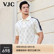 威杰思（VJC）2025春夏新款POLO衫男士休閑短袖半袖T恤B24BA1077 XL /52