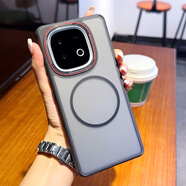 浪翔 適用iQOO Z10Turbo/Z10TurboPro萊卡紅圈鏡頭Magsafe磁吸膚感磨砂全包防摔保護套 磁吸款 iQOO Z10Turbo