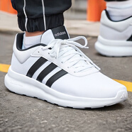 阿迪達斯（adidas）跑鞋男鞋2025秋季新款LITE RACER 3.0跑步鞋網(wǎng)面透氣輕便運動鞋 IH5423白色 43