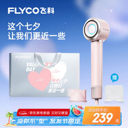 飛科高速電吹風機七夕禮物送女生便攜速干降噪負離子護發(fā)吹風筒大風力FH6371鉆石粉配掛架