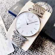 浪琴（LONGINES）【二手99新】浪琴（LONGINES）手表 嘉嵐系列男表 男士商務(wù)休閑超薄石英/全自動機械瑞表 36mm 羅馬石英 L4.755.4.11.6