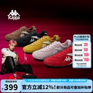 KAPPA【張峻豪代言】Wing賽車(chē)鞋復(fù)古德訓(xùn)鞋子2025夏季新款潮流運(yùn)動(dòng)鞋女 櫻桃紅/冬日白 36