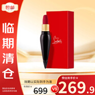 路鉑廷（Christian Louboutin）蘿卜丁女王權杖口紅#001M 絲絨啞光禮物禮盒 效期25年12月
