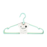 米黛蕾加粗加厚衣架宿舍學(xué)生曬衣服家用陽(yáng)臺(tái)掛衣實(shí)心深圳發(fā)貨 43點(diǎn)5cm雙加粗凹槽浸塑衣架 20個(gè)